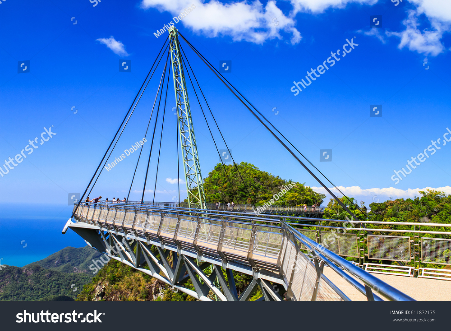 Sky bridge. Langkawi, Malaysia. #611872175