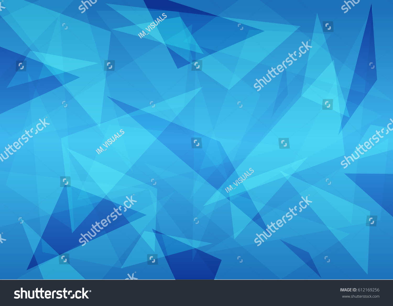 Blue Abstract Triangle Vector Background - Royalty Free Stock Vector ...