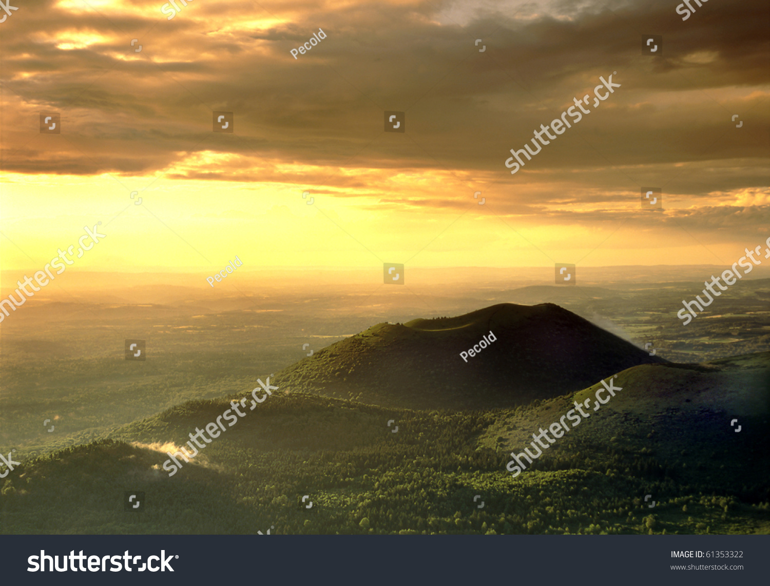 The volcano, Massif Central, Auvergne, France #61353322