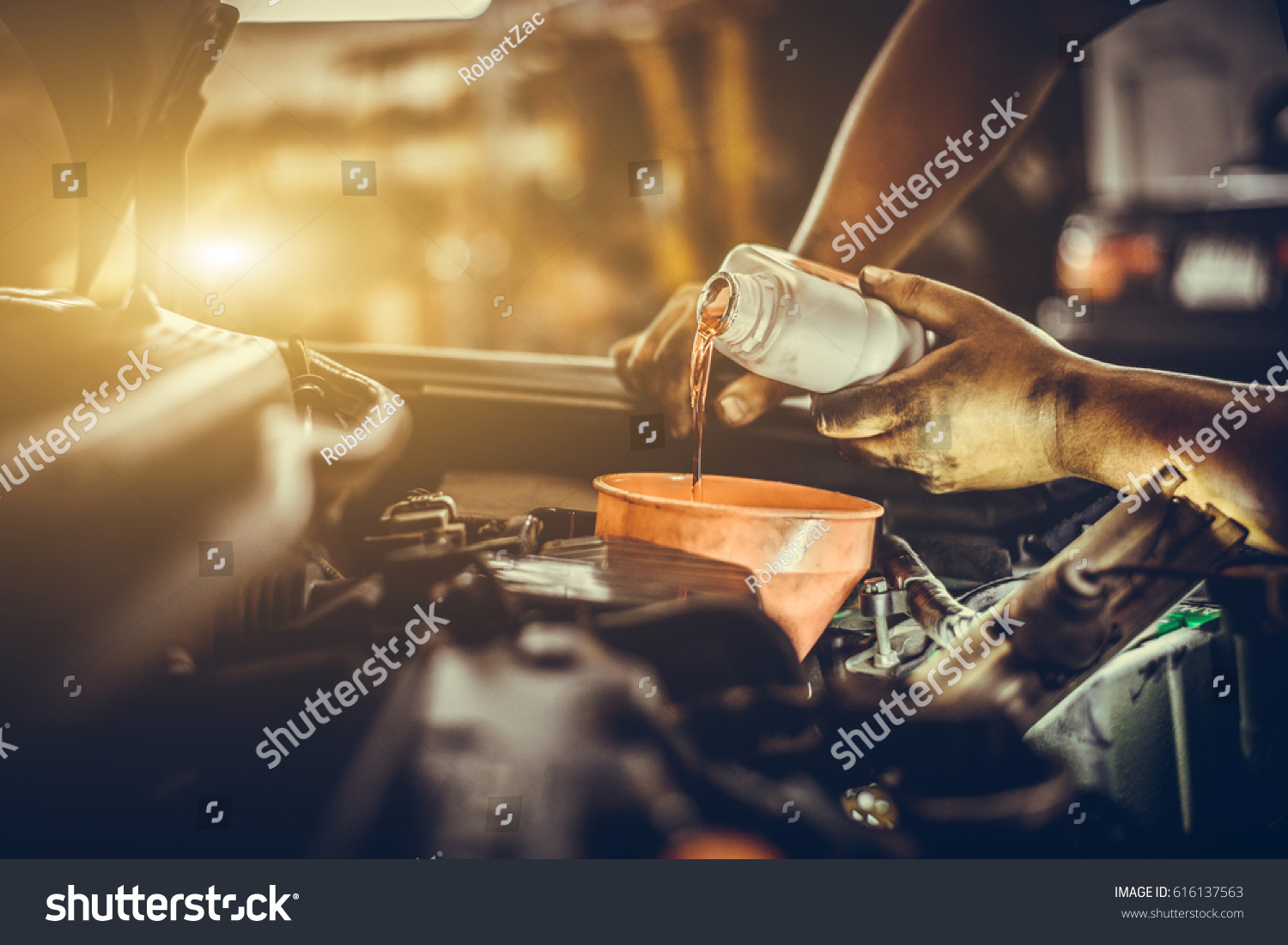 Maintenance car repair automotive worker #616137563