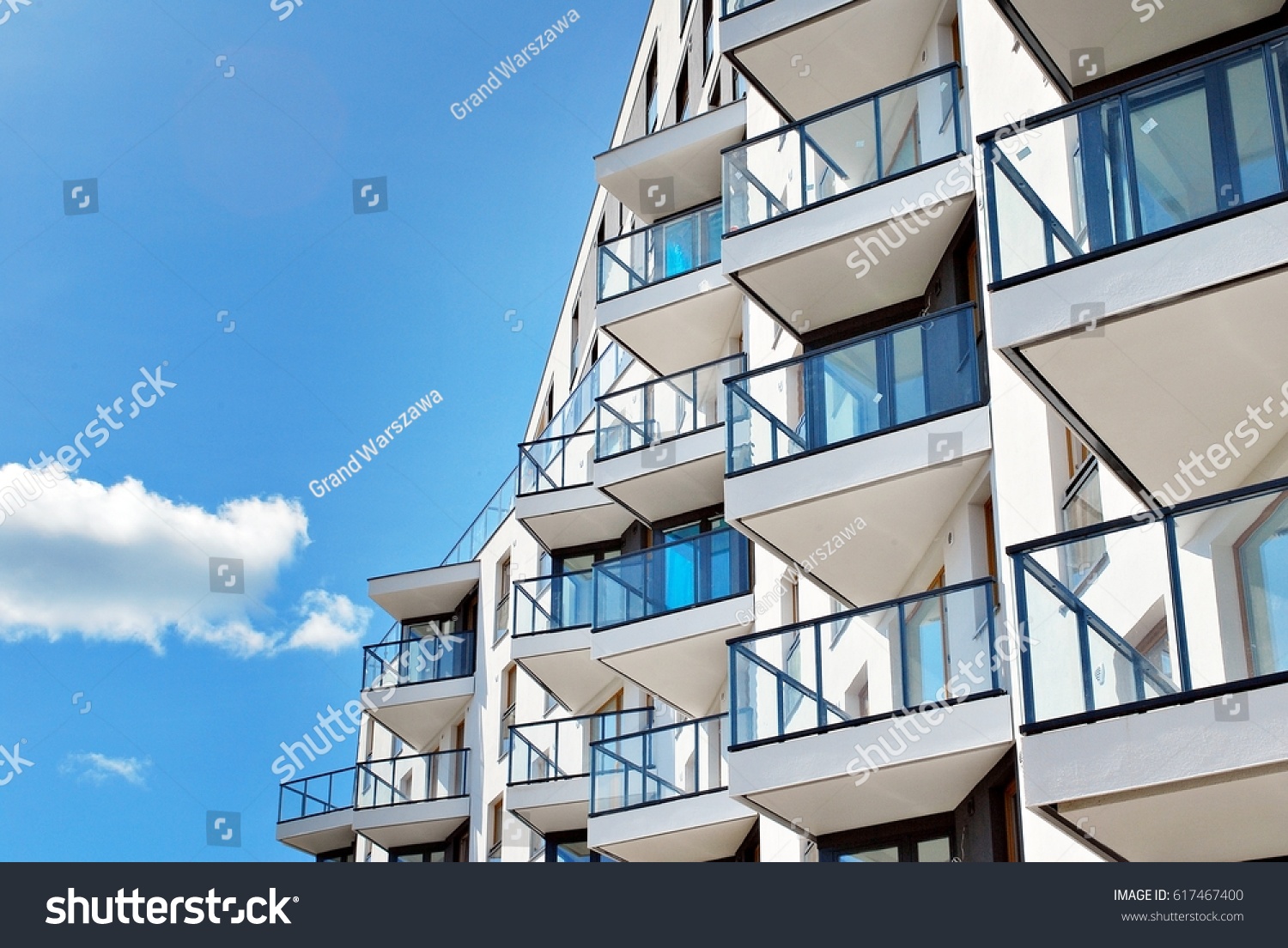 Modern, Luxury Apartment Building #617467400