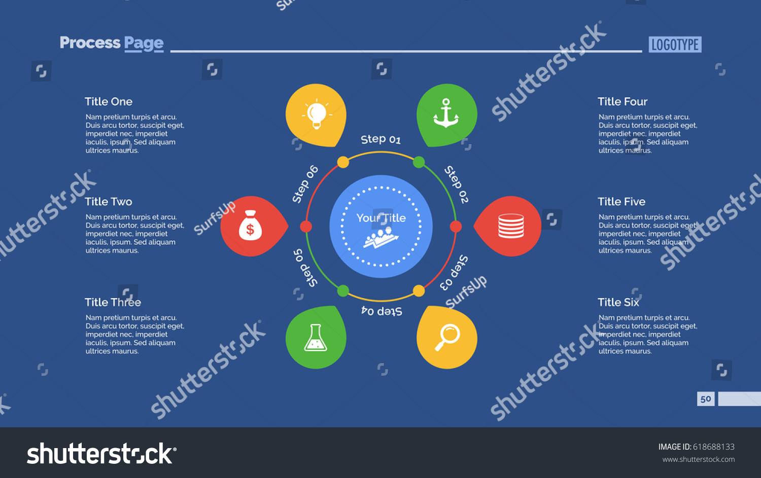 Options around Main Point Slide Template - Royalty Free Stock Vector ...