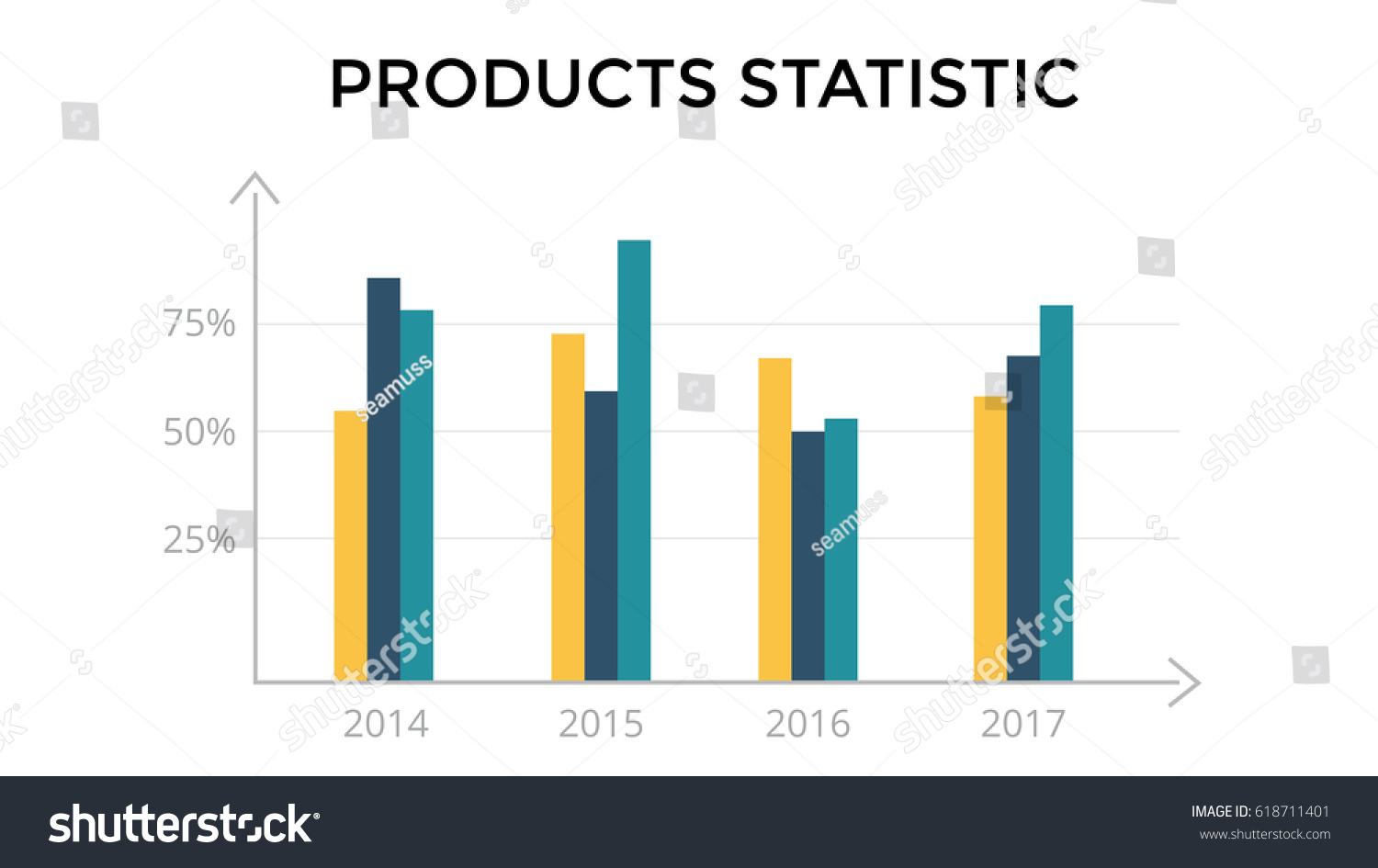 Vector infographic, diagram chart, graph - Royalty Free Stock Vector ...