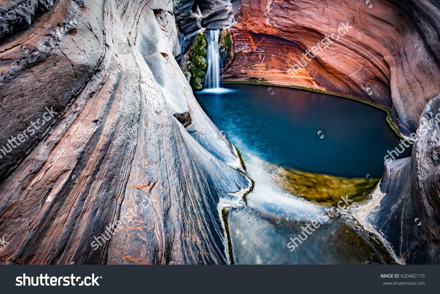 Hamersley Gorge, Spa Pool, Karijini National Park, North West, Western Australia #620482115