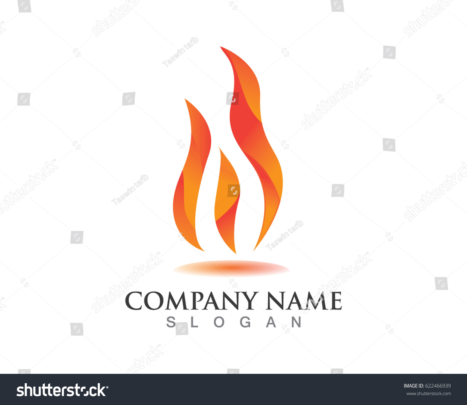 Fire flame logos - Royalty Free Stock Vector 622466939 - Avopix.com