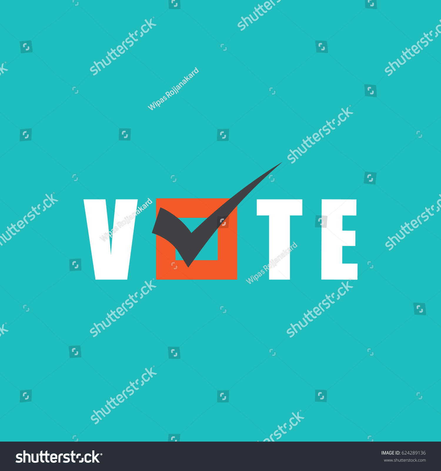 Voting Symbols Vector Design Template Elections Royalty Free Stock