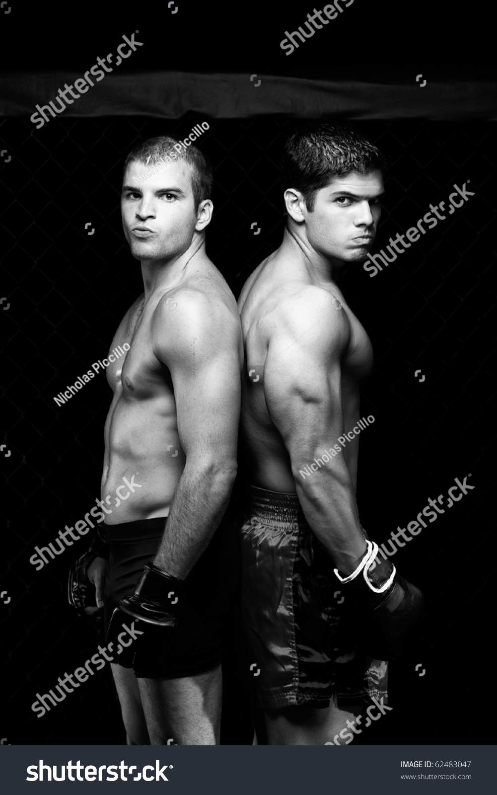 MMA - Mixed martial artists before a fight #62483047