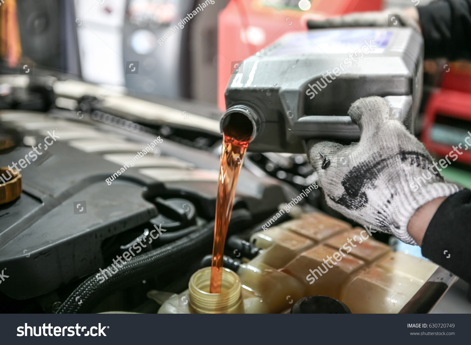 Automobile maintenance / engine oil, coolant exchange #630720749