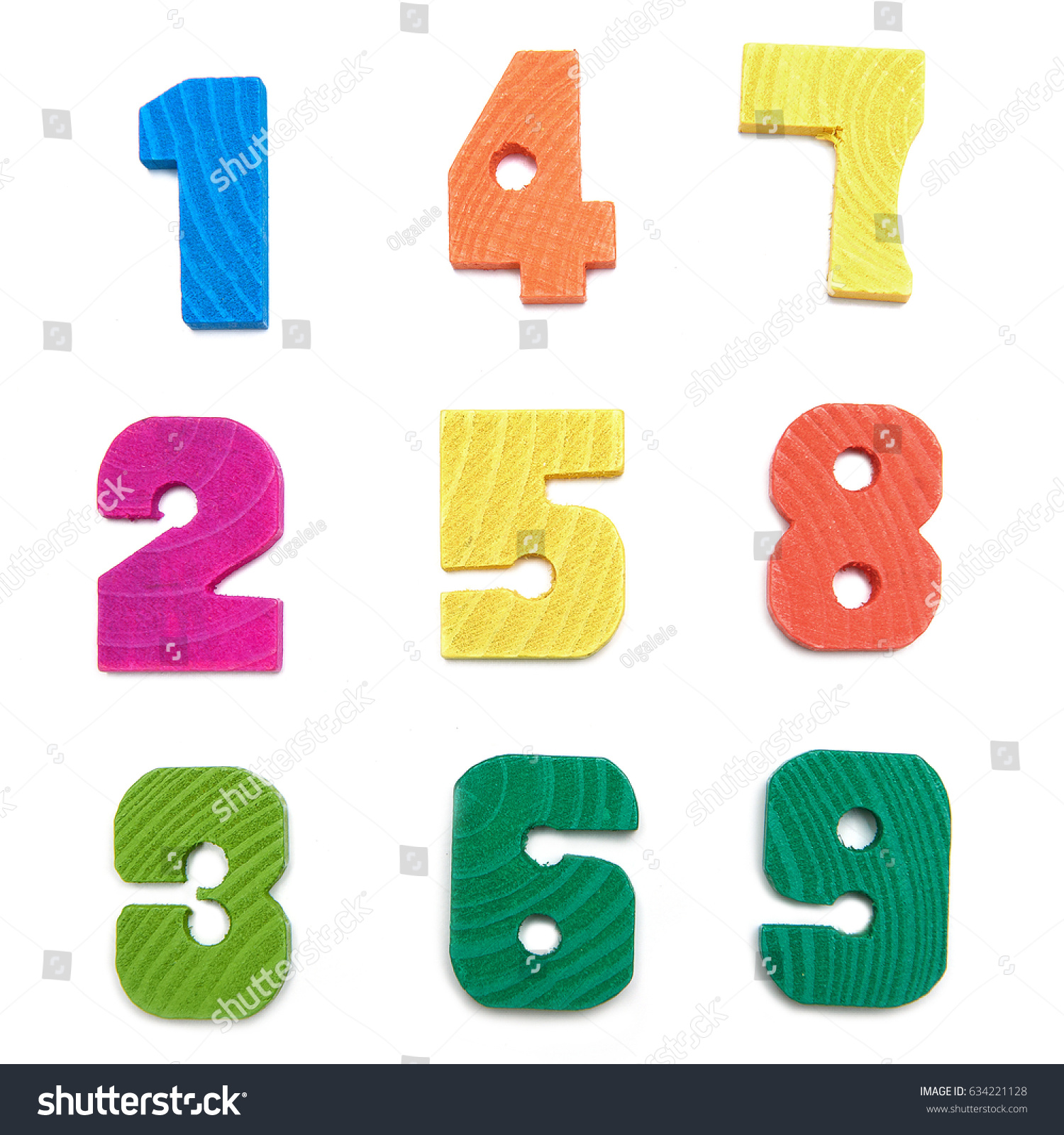 Wooden numbers #634221128