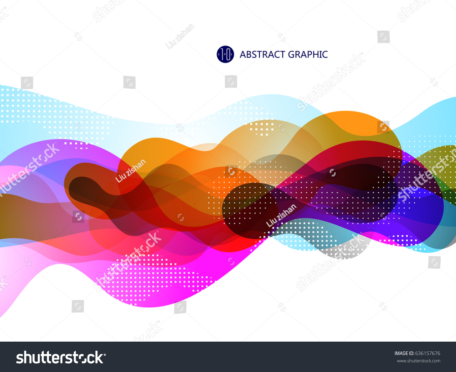 Bubble like abstract graphic design, background. #636157676