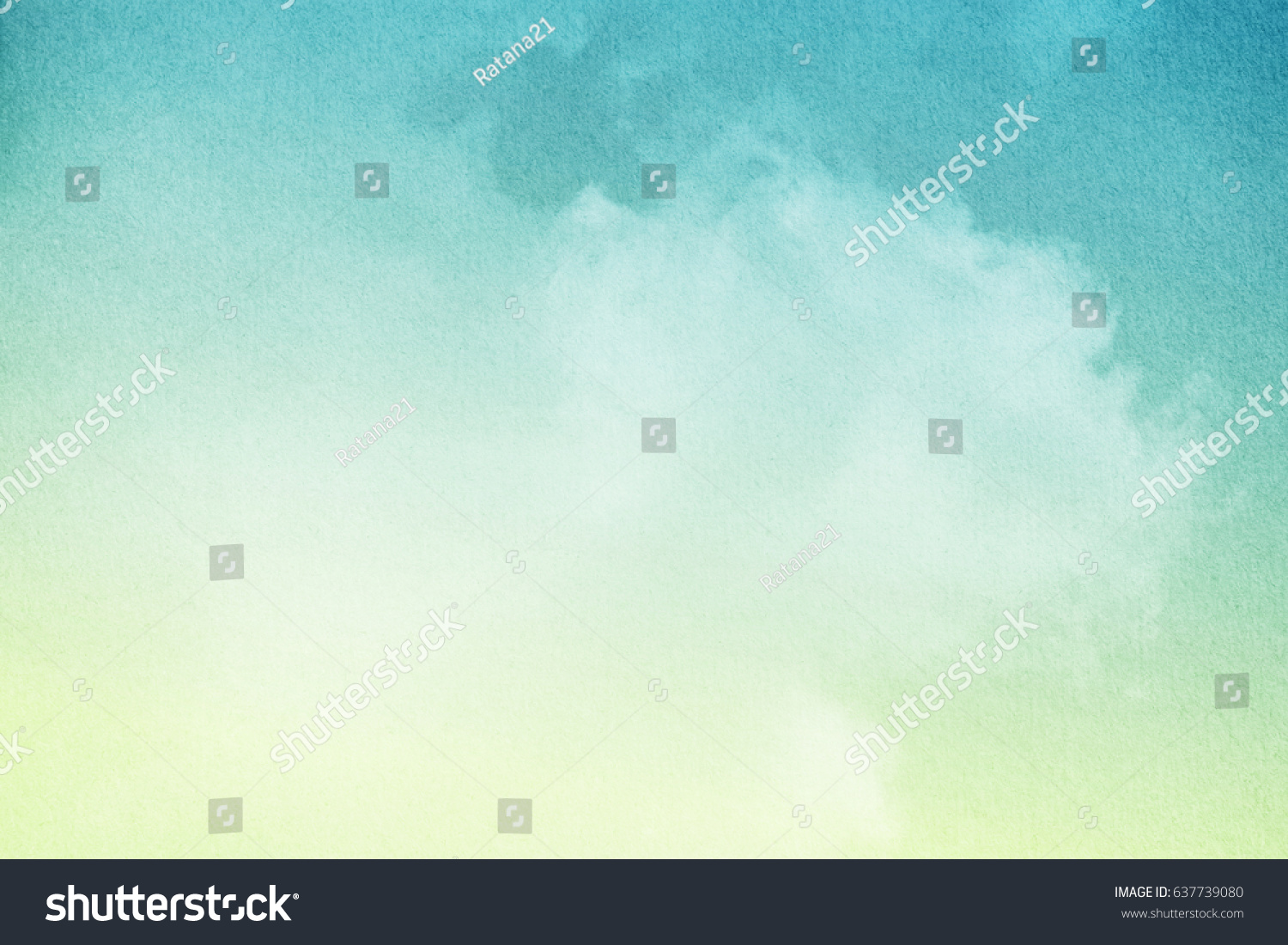 cloudy sky with pastel gradient color and grunge paper texture, nature abstract background     #637739080