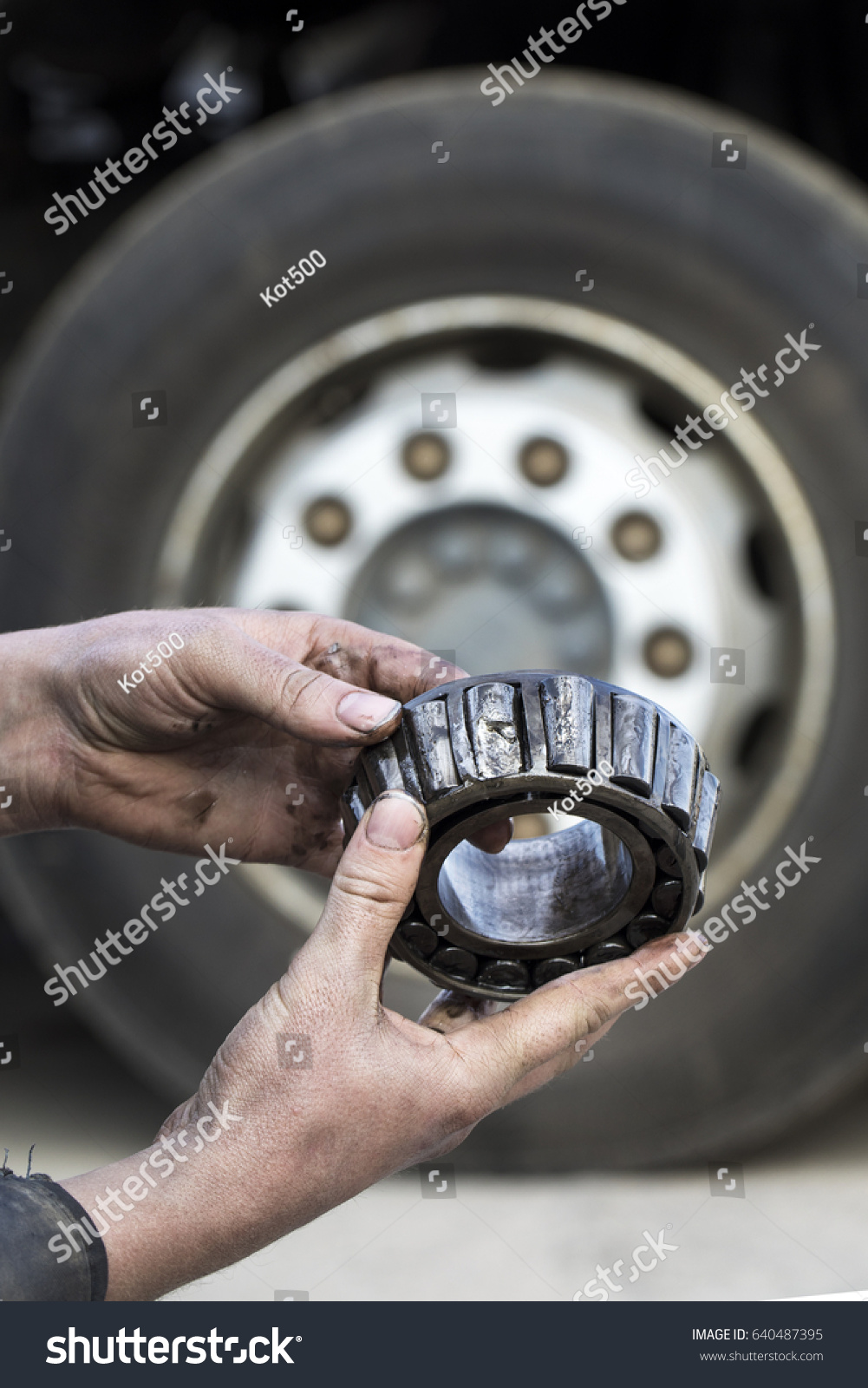 Premature bearing failure.What Happens When - Royalty Free Stock Photo