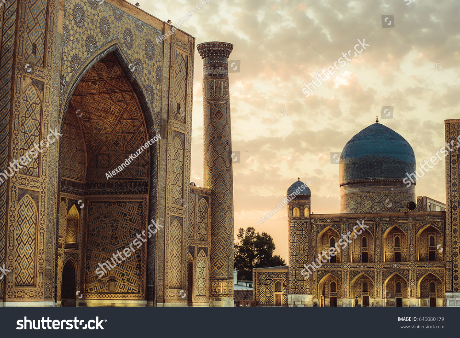 Uzbekistan (Samarkand mosque) Bibi-Xonim masjidi #645080179
