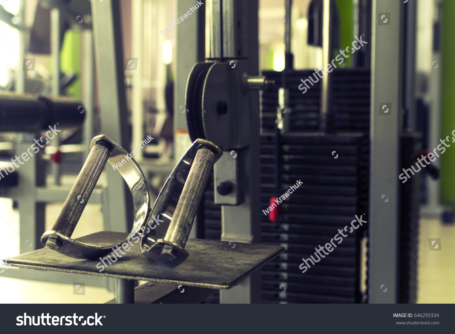 equipment in gym #646293334