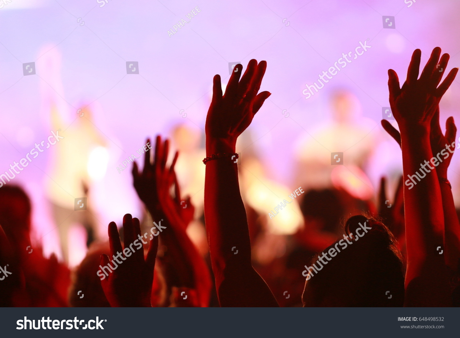 People show hand.worship #648498532