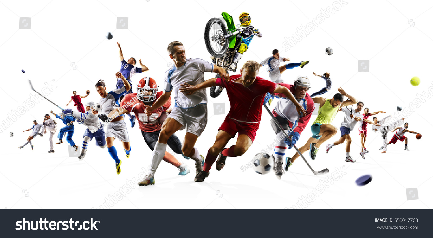 Huge multi sports collage soccer basketball football hockey baseball boxing etc #650017768