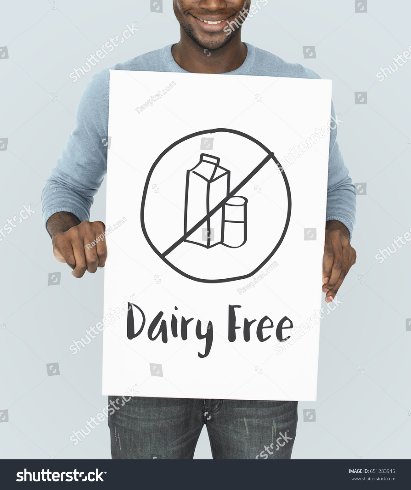 Dairy Free Healthy Lifestyle Concept #651283945