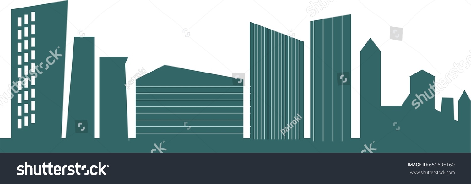 Down town. Vector illustration. #651696160
