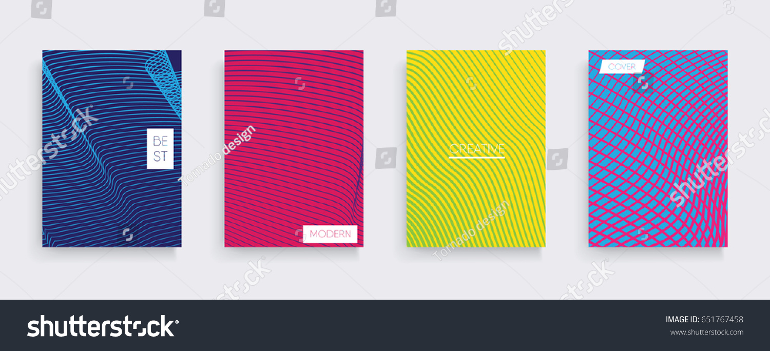 Minimal vector covers design. Cool gradients. Future geometric template. #651767458