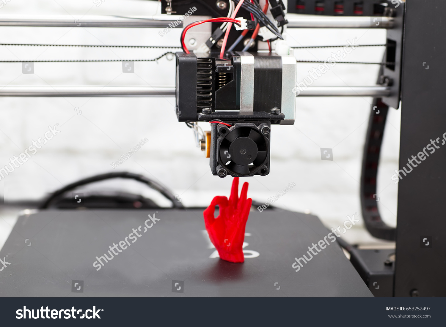 Electronic three dimensional plastic printer, 3D printer, 3D printing #653252497