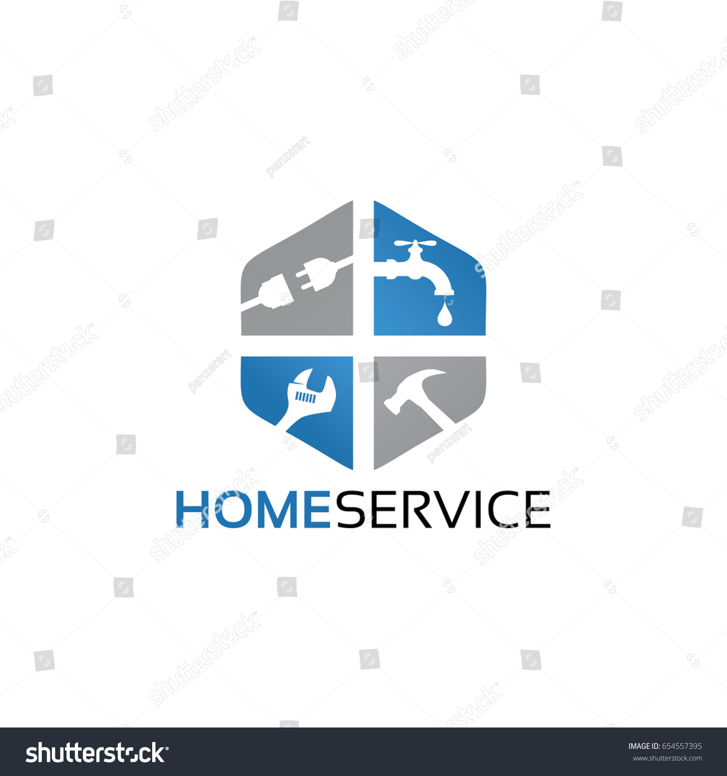 Home Service Logo Template Design #654557395