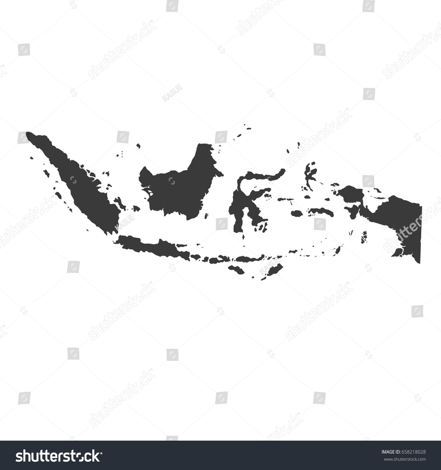 indonesia map vector. / indonesia map. - Royalty Free Stock Vector ...