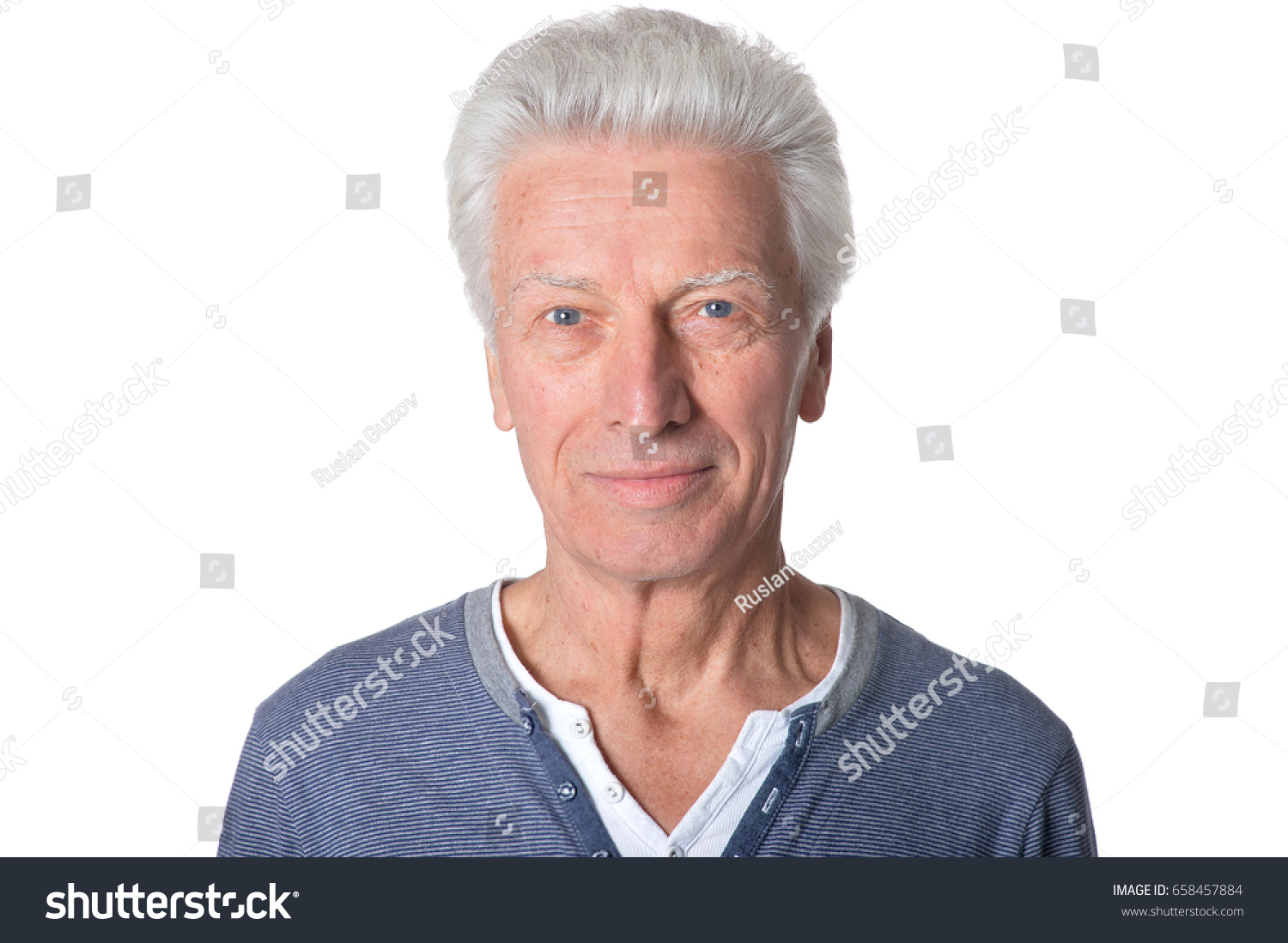 Portrait of senior man  #658457884