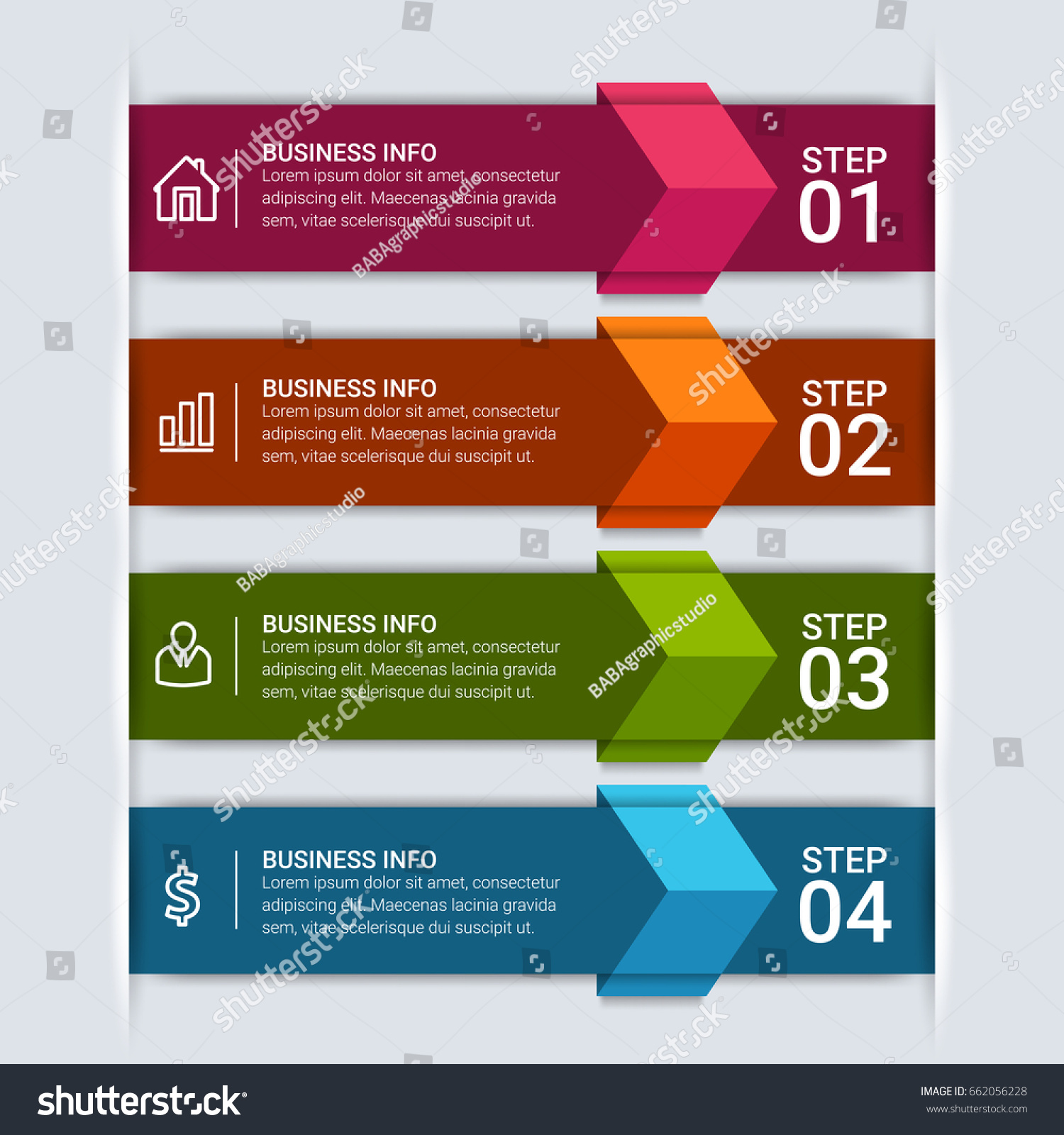 Business infographic diagrams - Royalty Free Stock Vector 662056228 ...