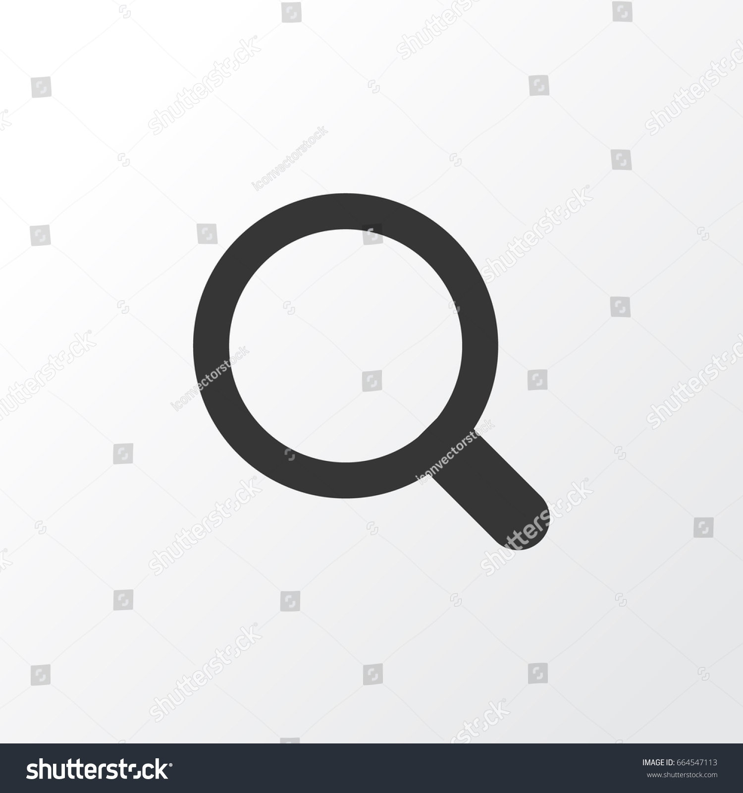 Search Icon Symbol. Premium Quality Isolated Magnifier Element In Trendy Style. Premium search icon vector illustration.  #664547113