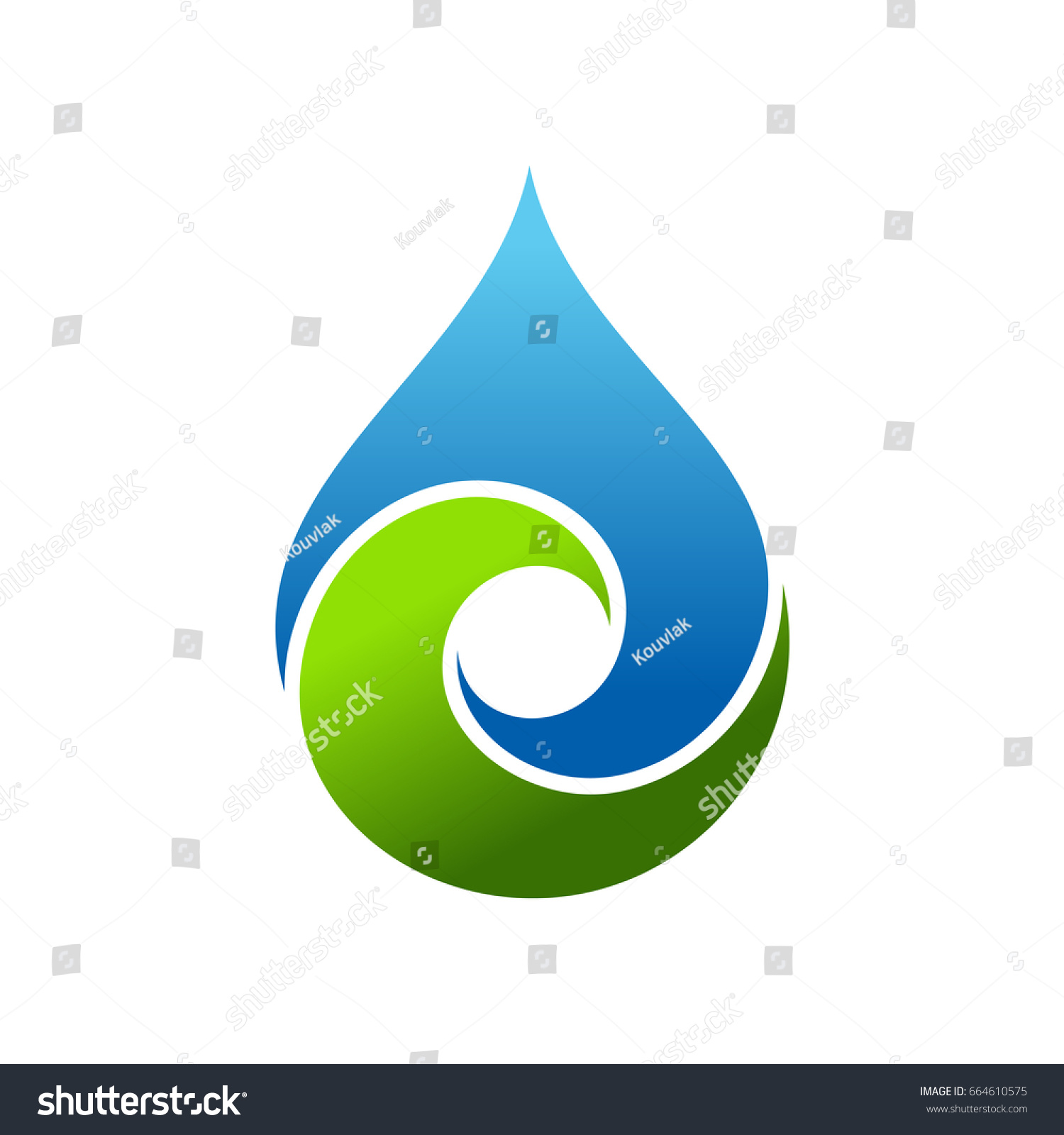 Hydro Water Logo - Royalty Free Stock Vector 664610575 - Avopix.com