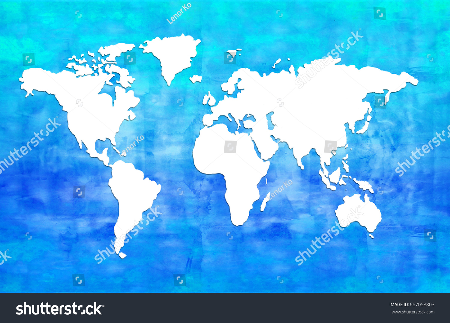 Blue World Map Royalty Free Stock Photo Avopix Com