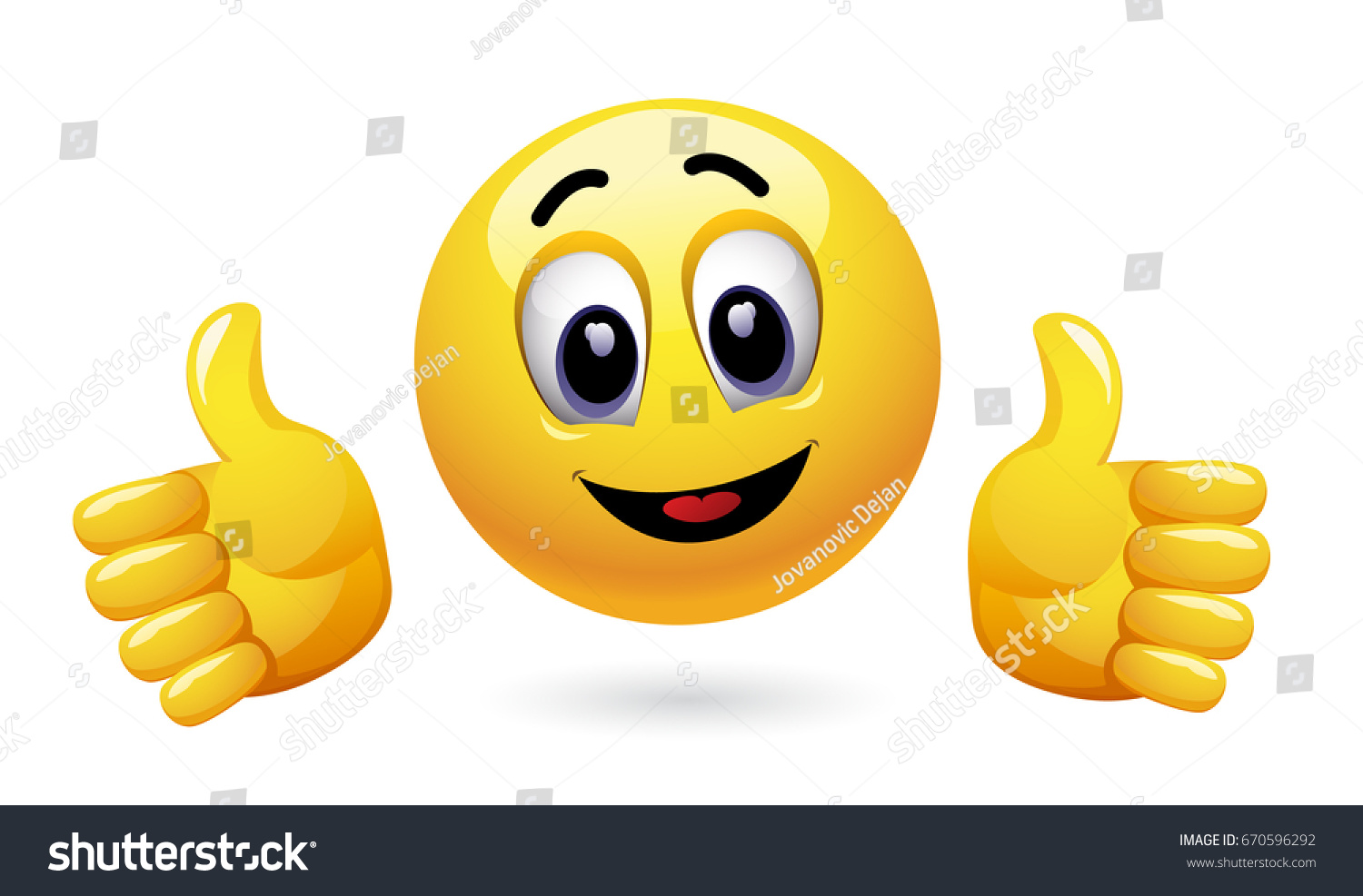 Smiley Showing Thumbs Up Emoticon Thumbs Up Royalty Free Stock Vector Avopix Com