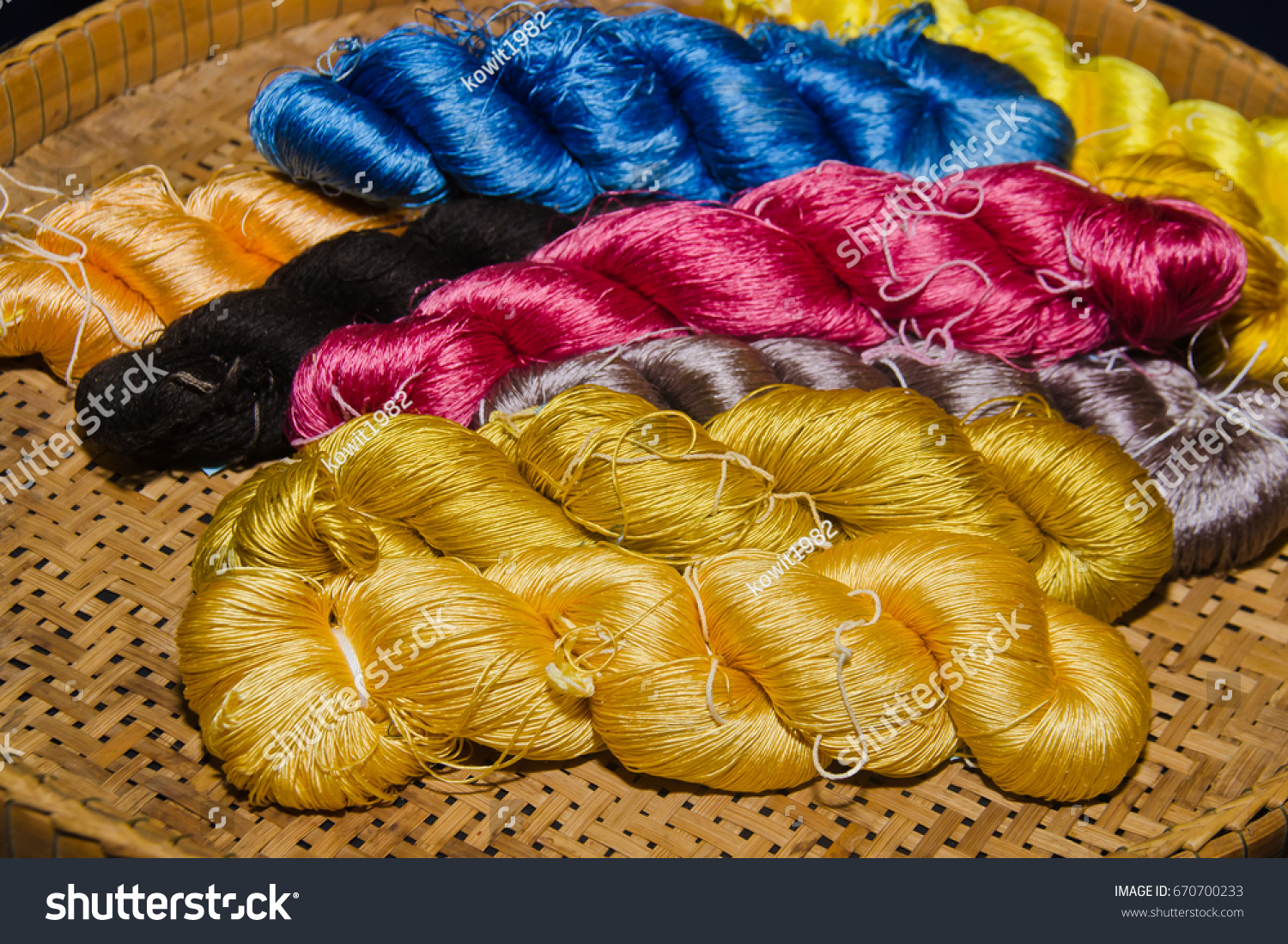 silk thread is raw material #670700233