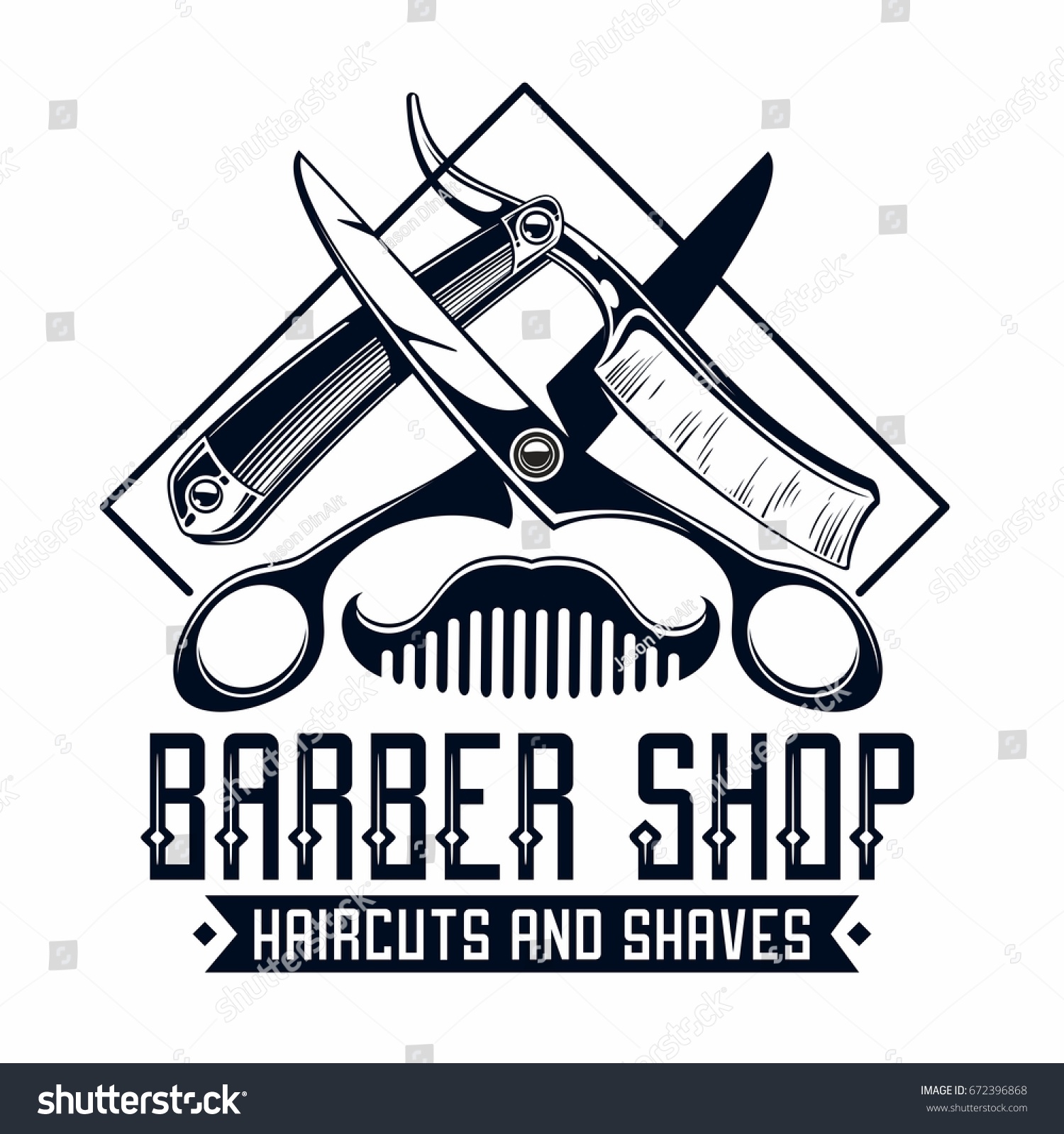 barber shop logo #672396868