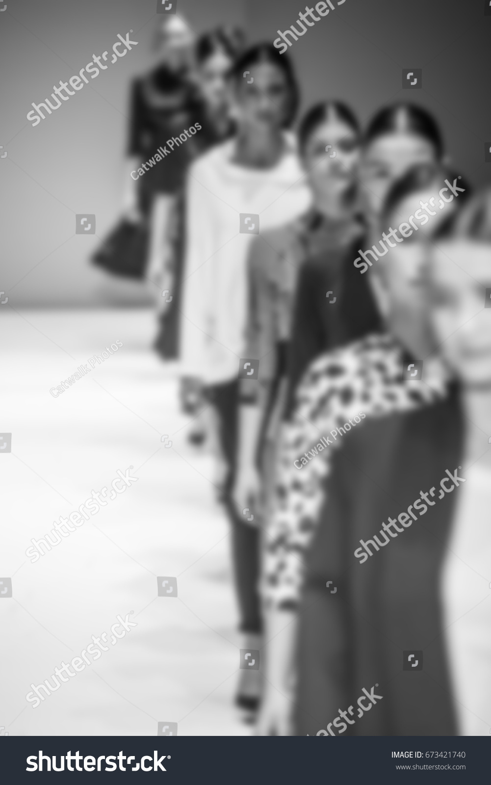 Fashion Show, Catwalk, Runway Event themed photo blurred on purpose #673421740