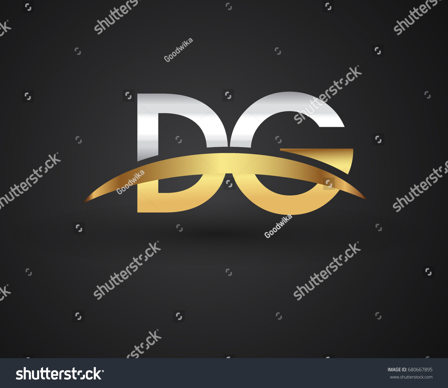 dg-initial-logo-company-name-colored-gold-and-royalty-free-stock