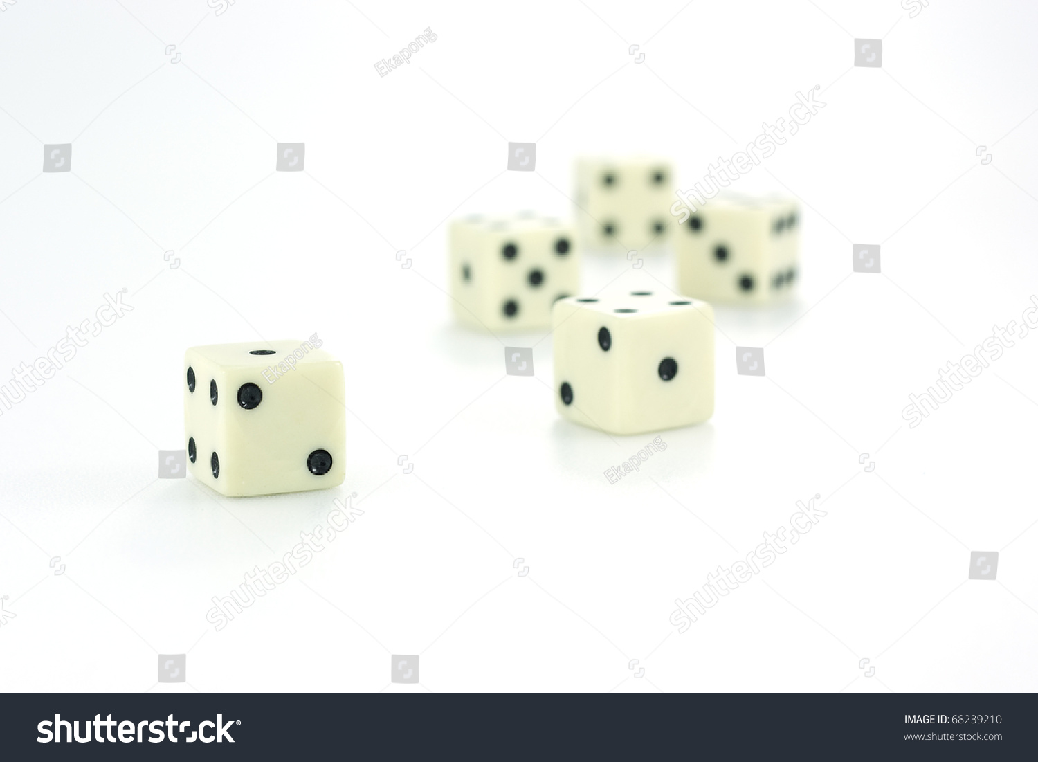 Playing dice #68239210