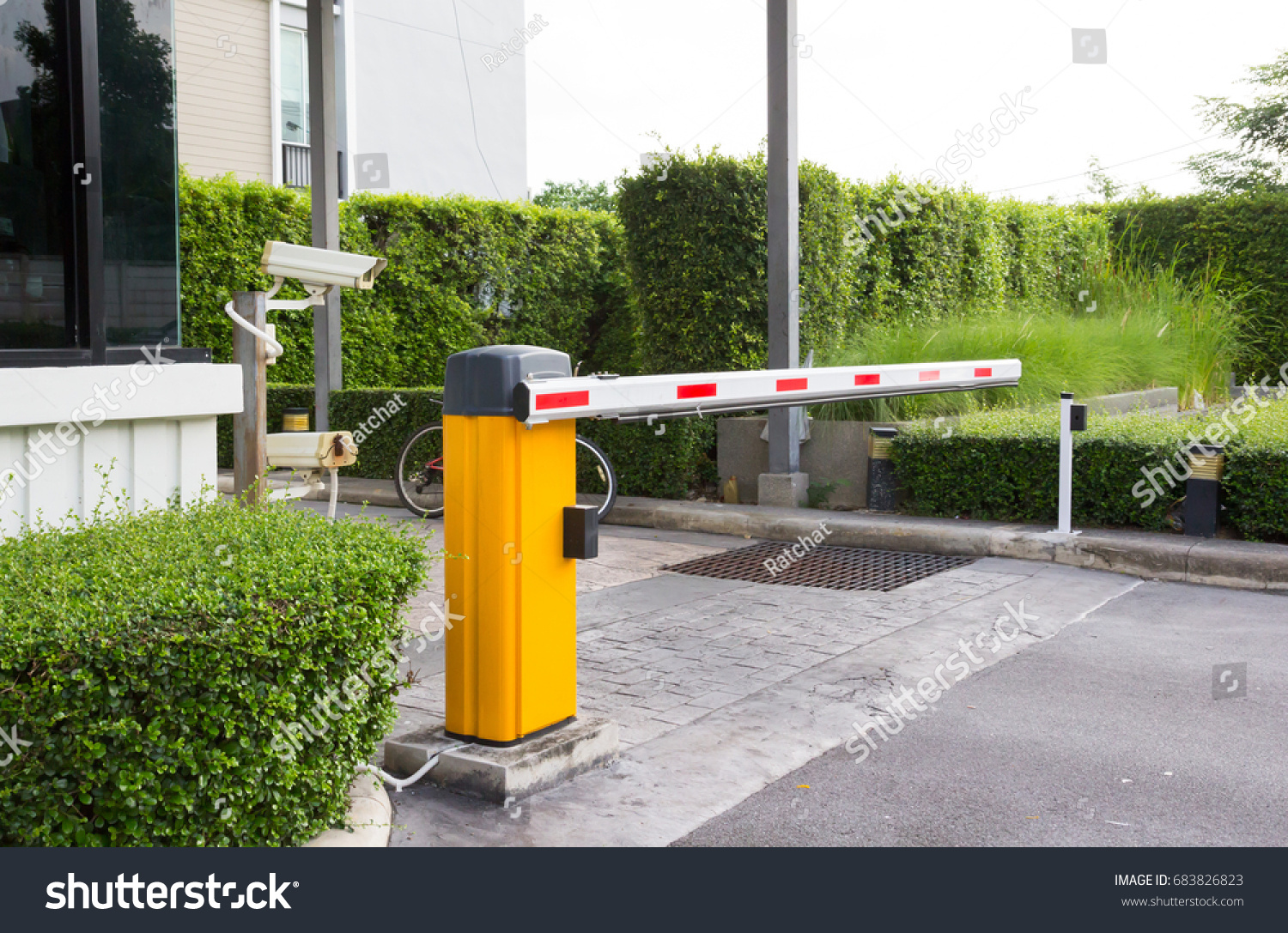 car park barrier, automatic entry system #683826823