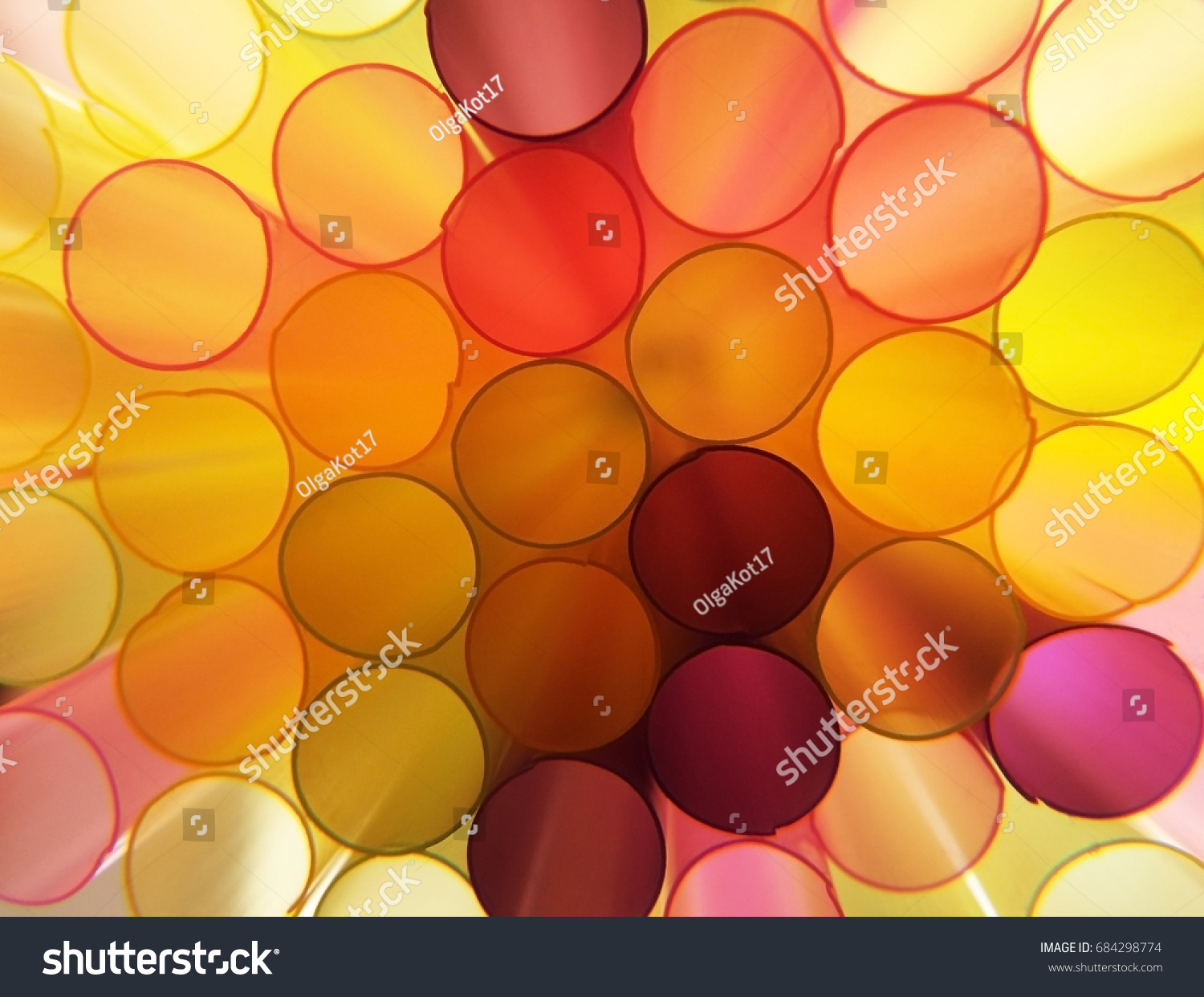 Translucent colorful circles #684298774