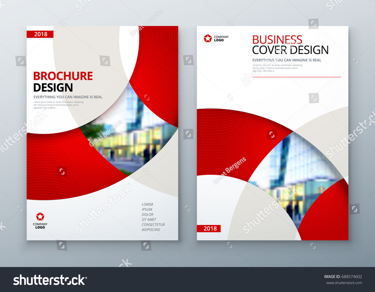 Brochure template layout design. Corporate business annual report, catalog, magazine, flyer mockup. Creative modern bright concept circle round shape #688574602