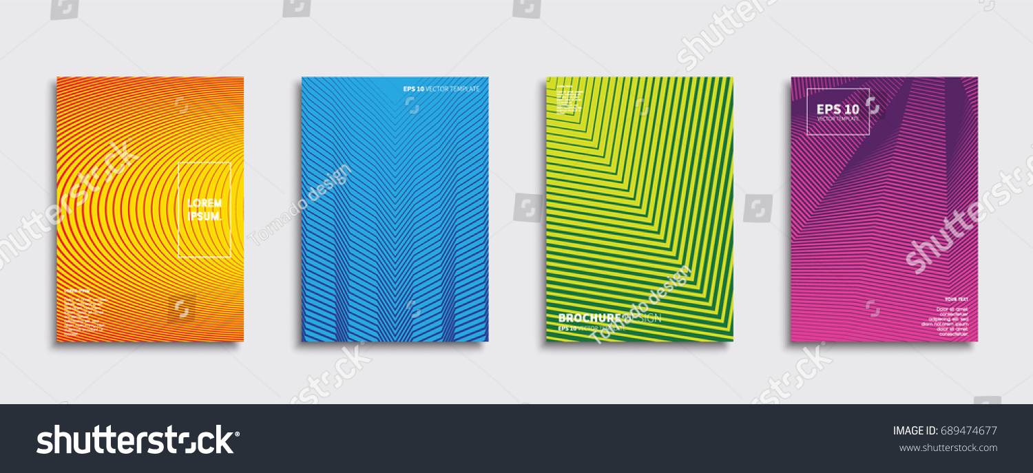 Minimal Vector covers design. Future Poster template. #689474677