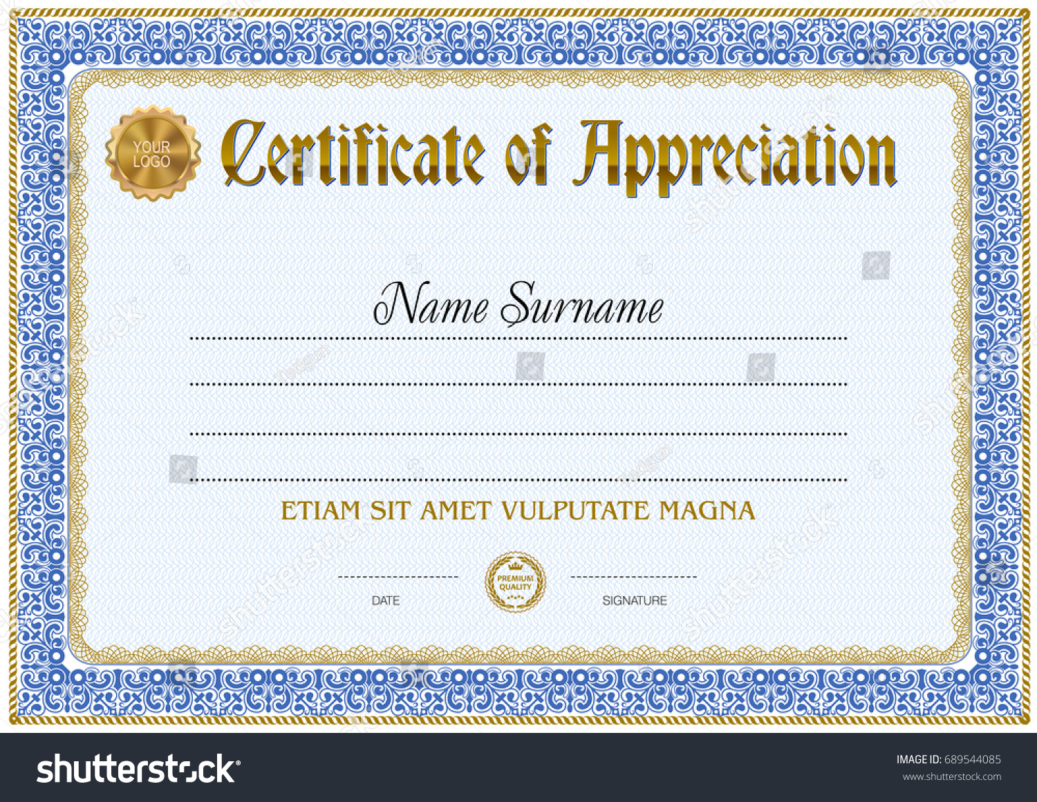 Certificate blank template.Textured background - Royalty Free Stock ...