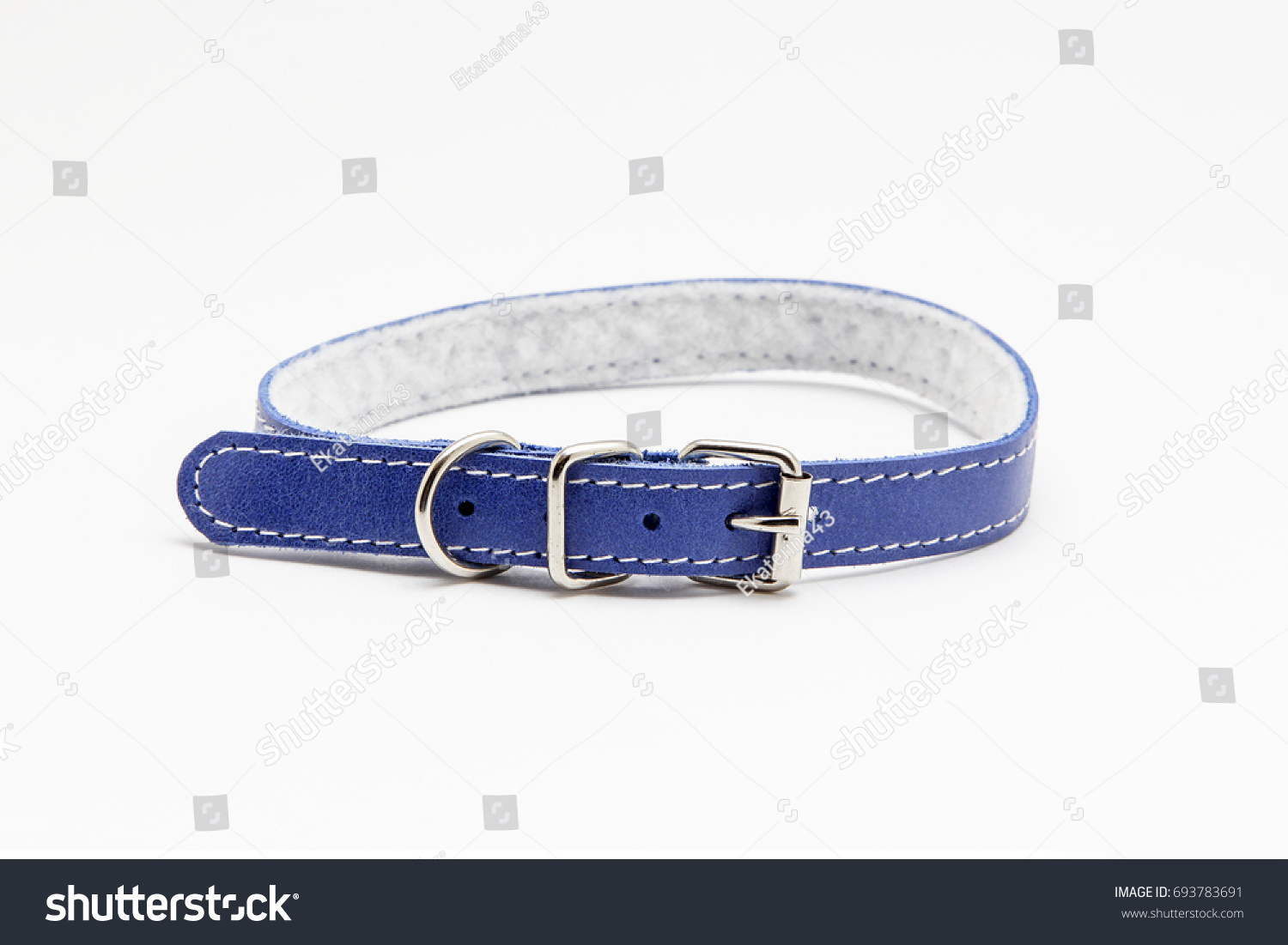 Collar for cat or dog on white background #693783691