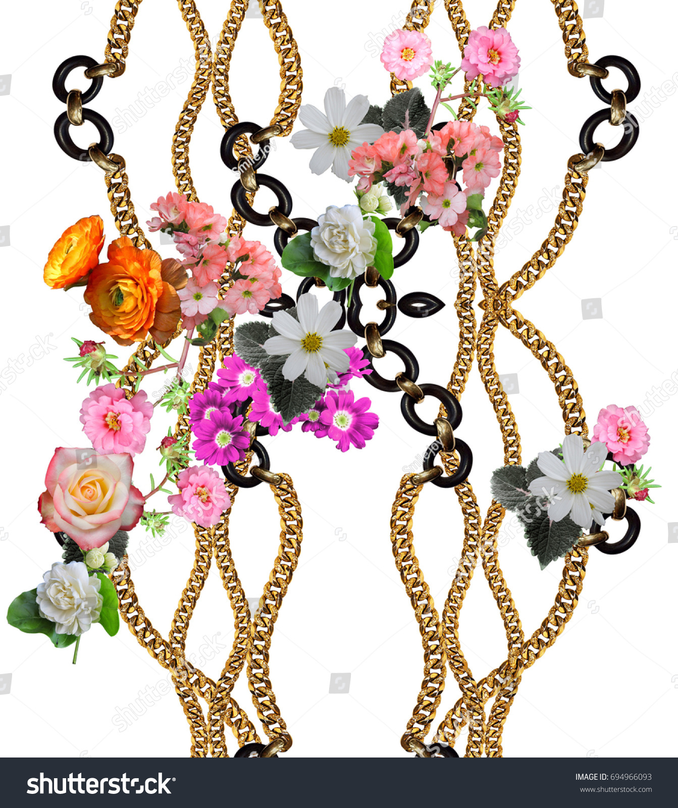 flowers  chain background #694966093