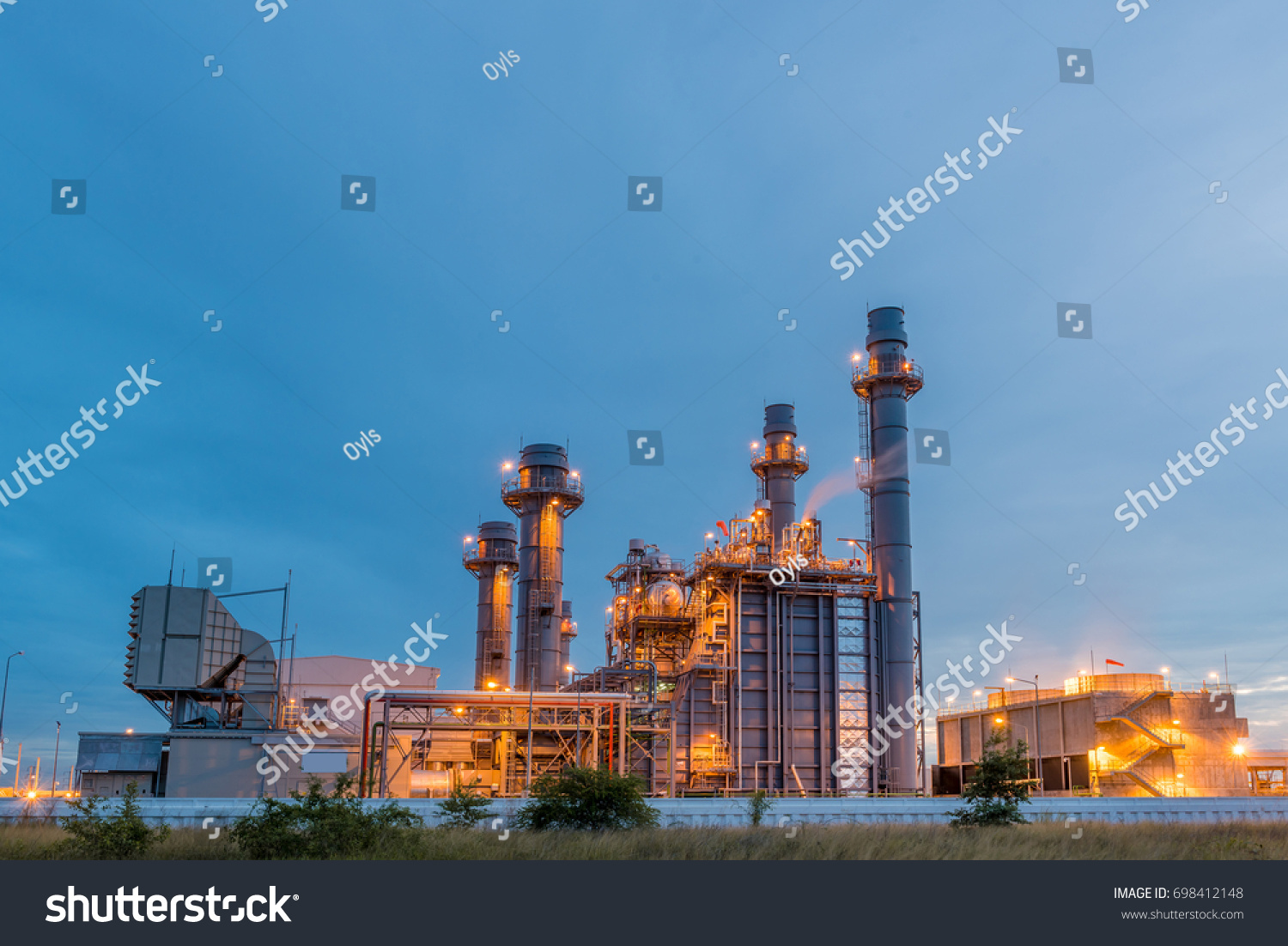 Oil and gas refinery, industry #698412148