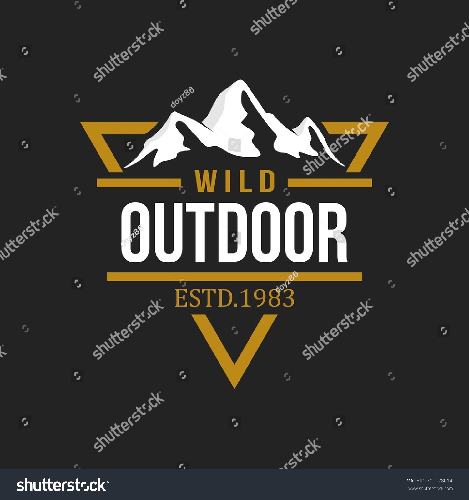 Outdoor logo design template #700178014