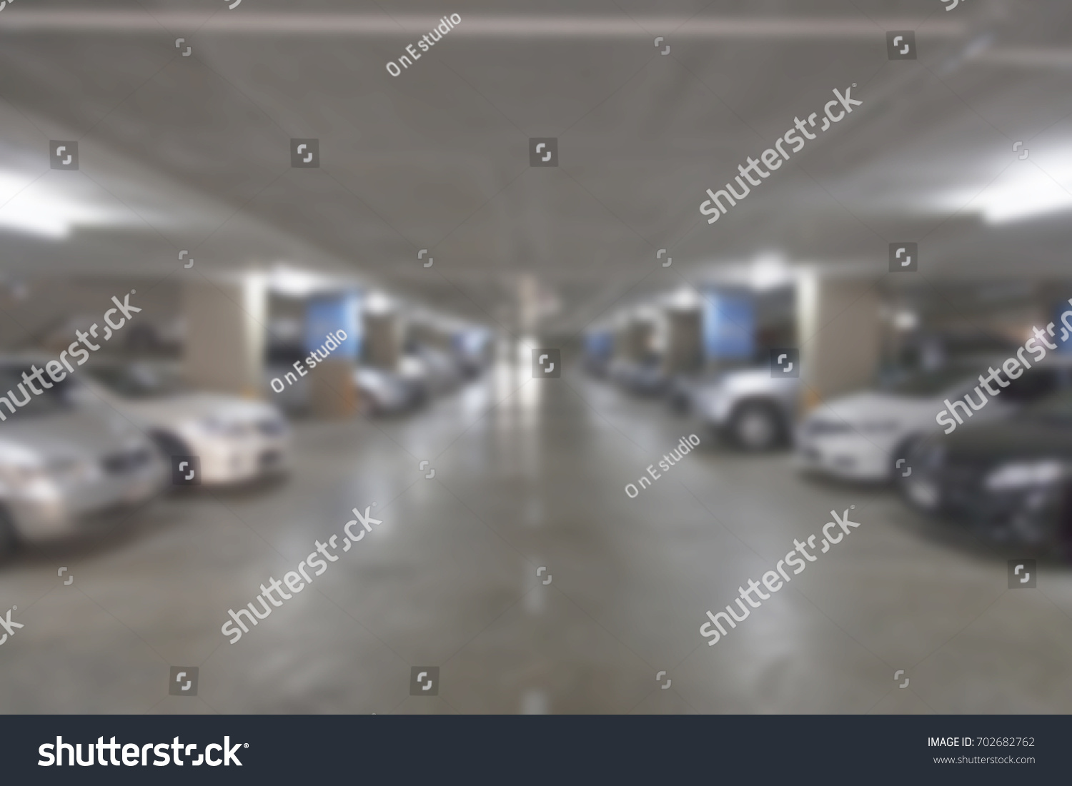blured parking lot #702682762