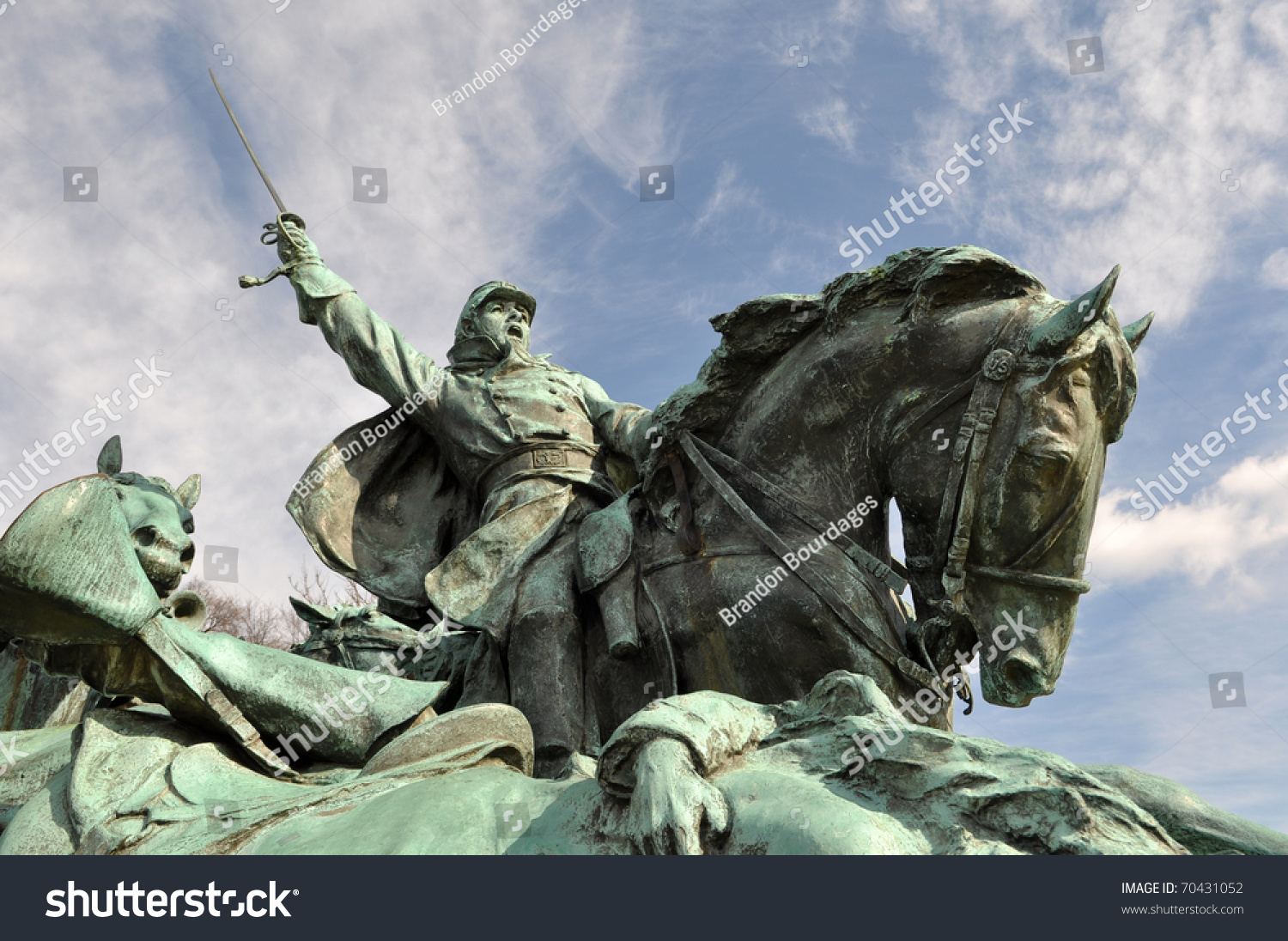 Civil War Soldier Statue in Washington DC #70431052