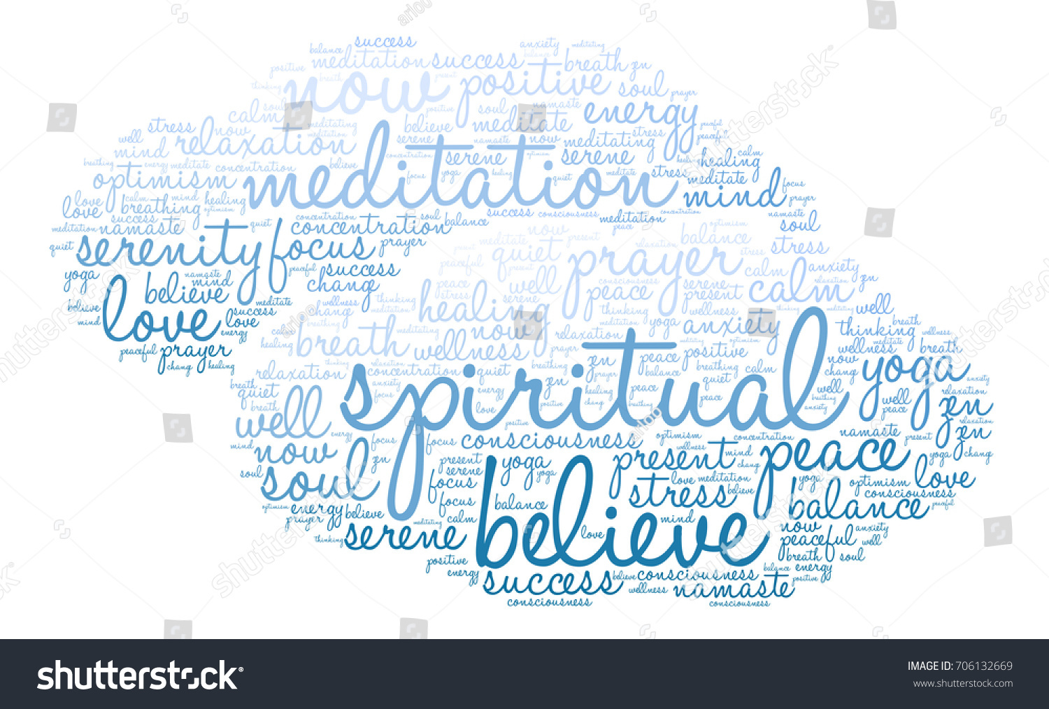 Spiritual word cloud on a white background. - Royalty Free Stock Vector ...