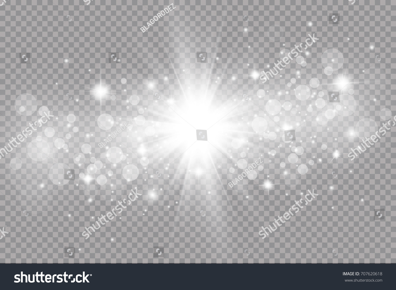 Glow light effect. Vector illustration. - Royalty Free Stock Vector ...